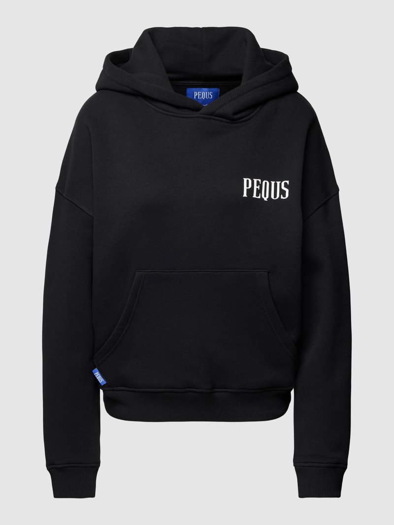 Hoodie mit Label-Print Modell 'Island of Heartbreaks' in schwarz