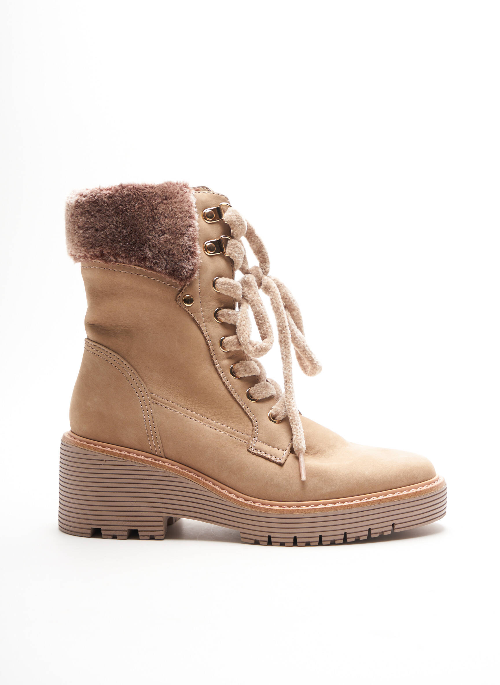 Regarde Le Ciel Bottines Femme couleur beige