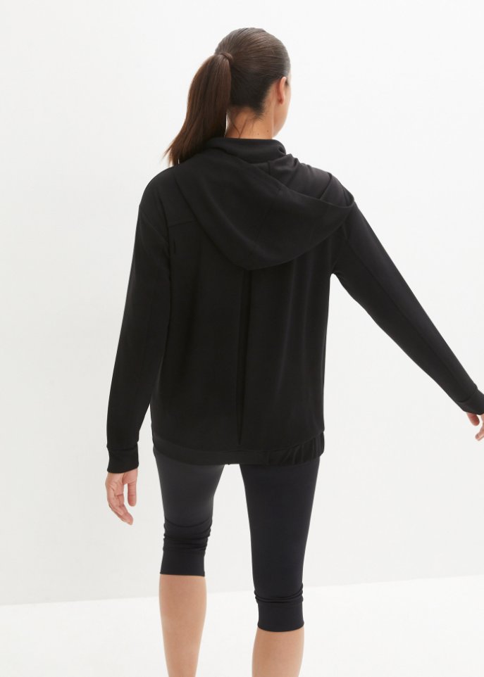 Ultrasofte Kapuzen-Sweatjacke mit Modal