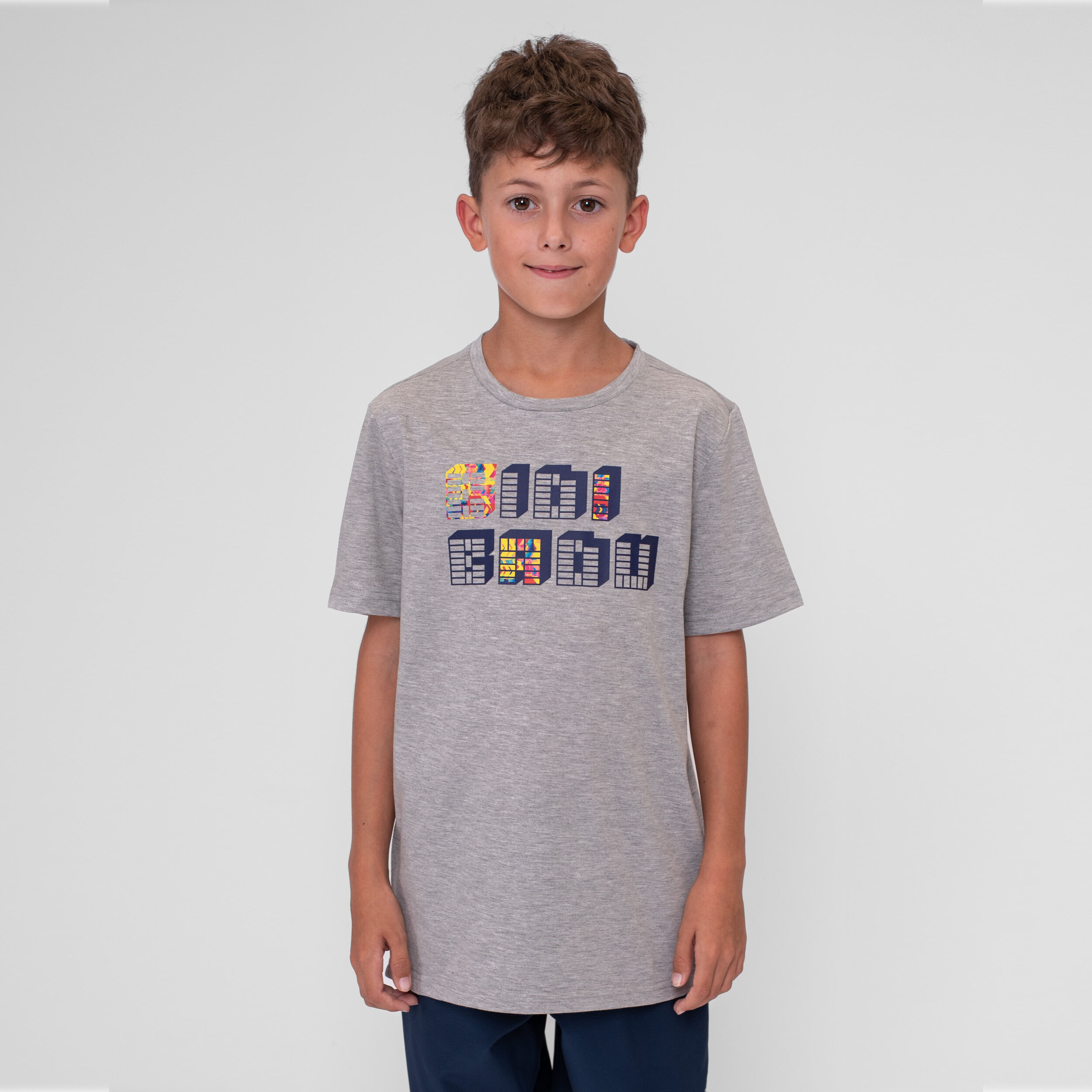 Wild Arts Chill T-Shirt Jungen - Grau, Mehrfarbig