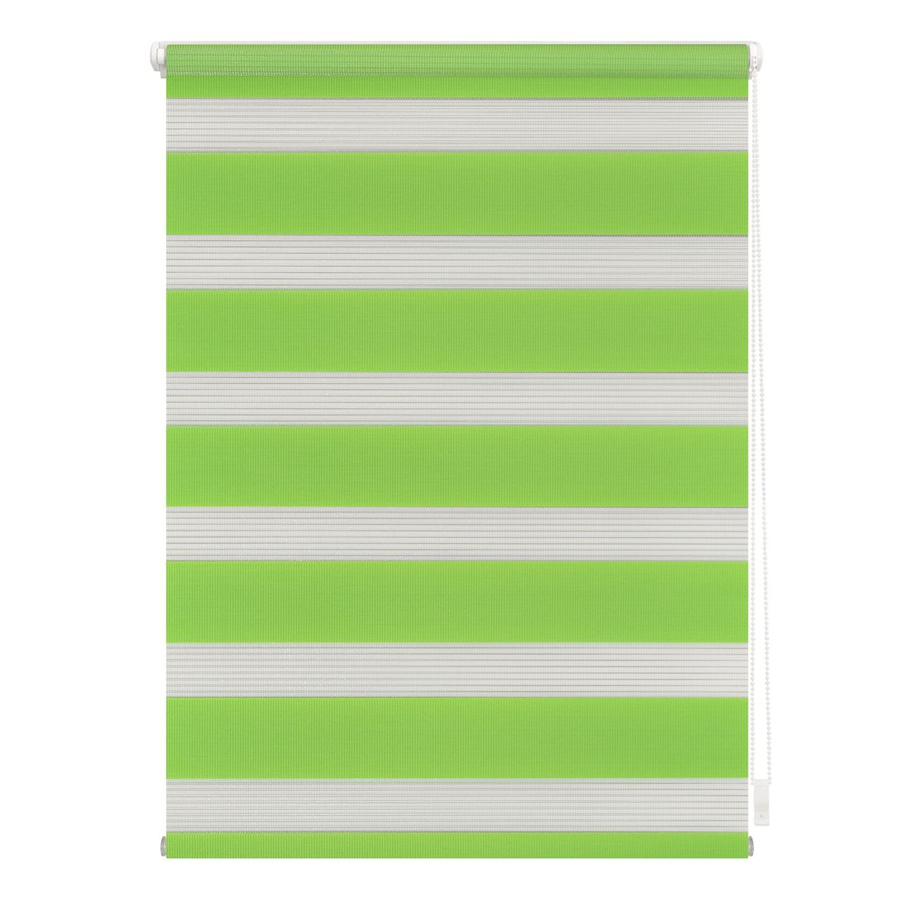 Lichtblick Duo-Rollo Klemmfix, ohne Bohren - Grün, 100 cm x 150 cm (B x L)