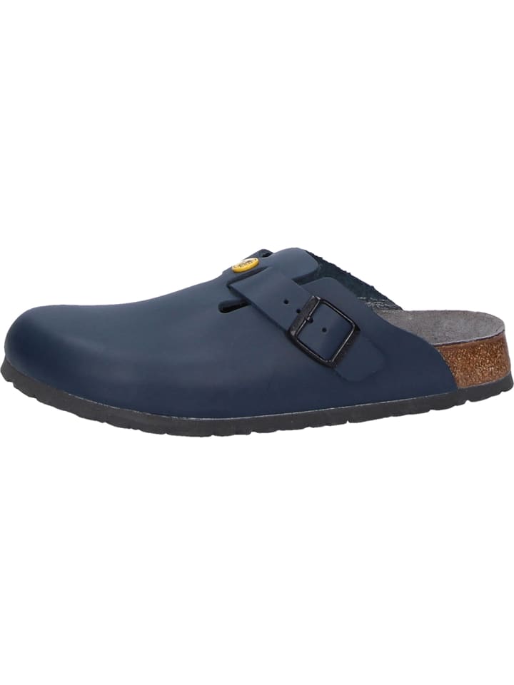 Birkenstock Pantoletten Boston ESD in blau günstig kaufen