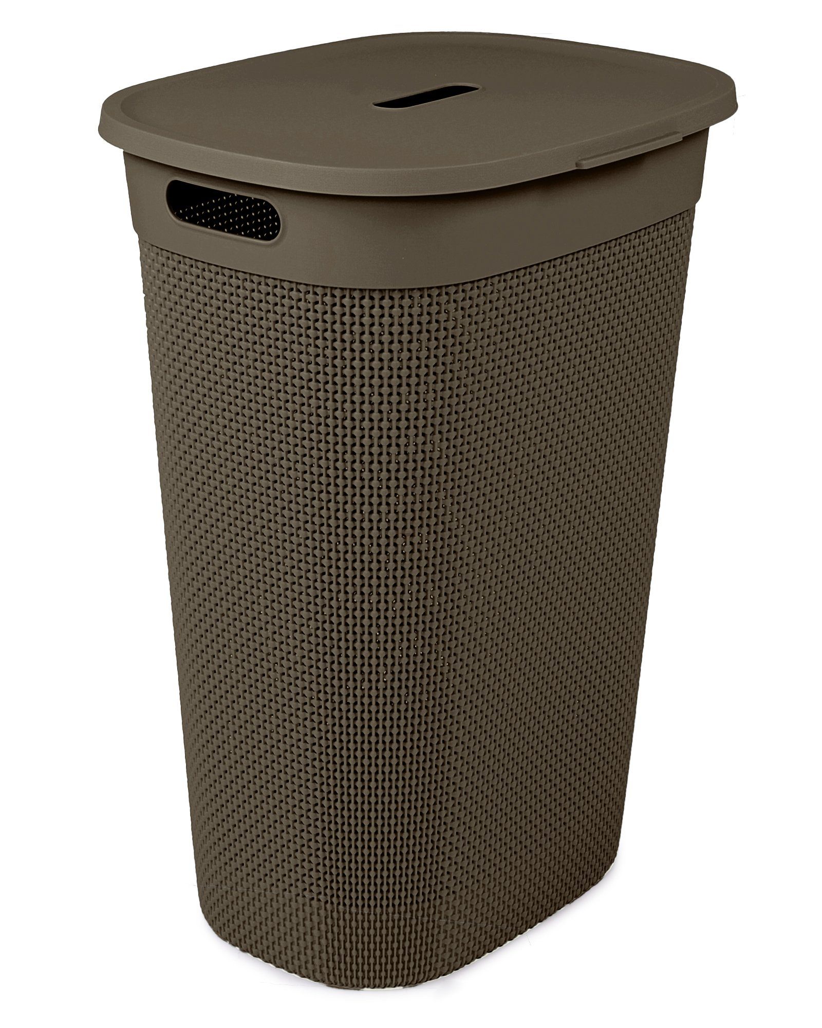 ONDIS24 Wäschebox Wäschekorb Filo aus Kunststoff 55 Liter, gut belüftet, neues italienisches Design, edle Verarbeitung