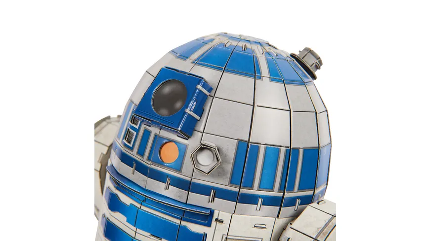 Spin Master - 4D Build - Star Wars R2-D2 - detailreicher 3D-Modellbausatz aus hochwertigem Karton, 201 Teile