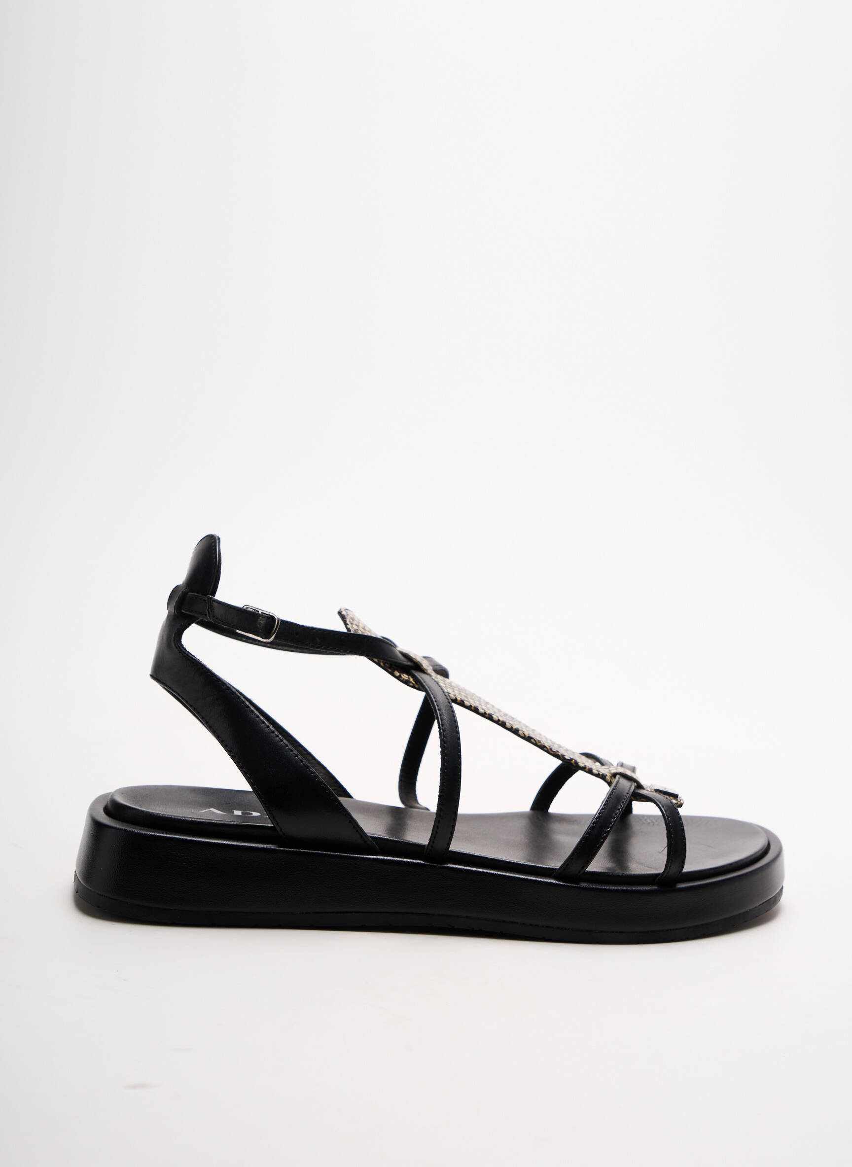 Adige Sandales Nu Pieds Femme couleur noir