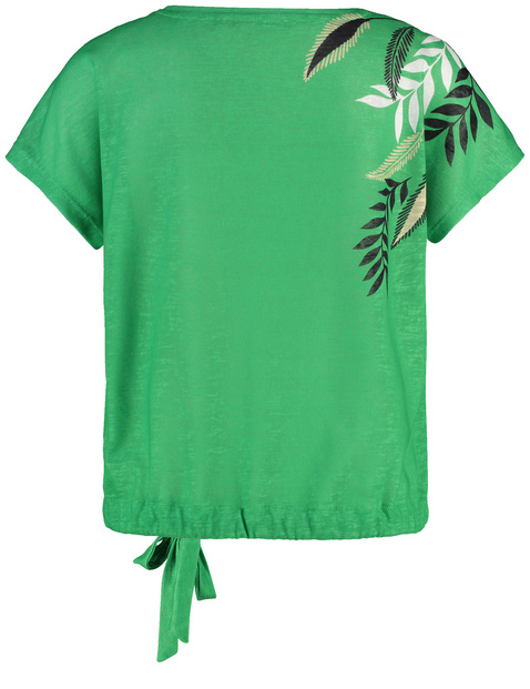 Legeres Shirt mit Saum-Tunnelzug