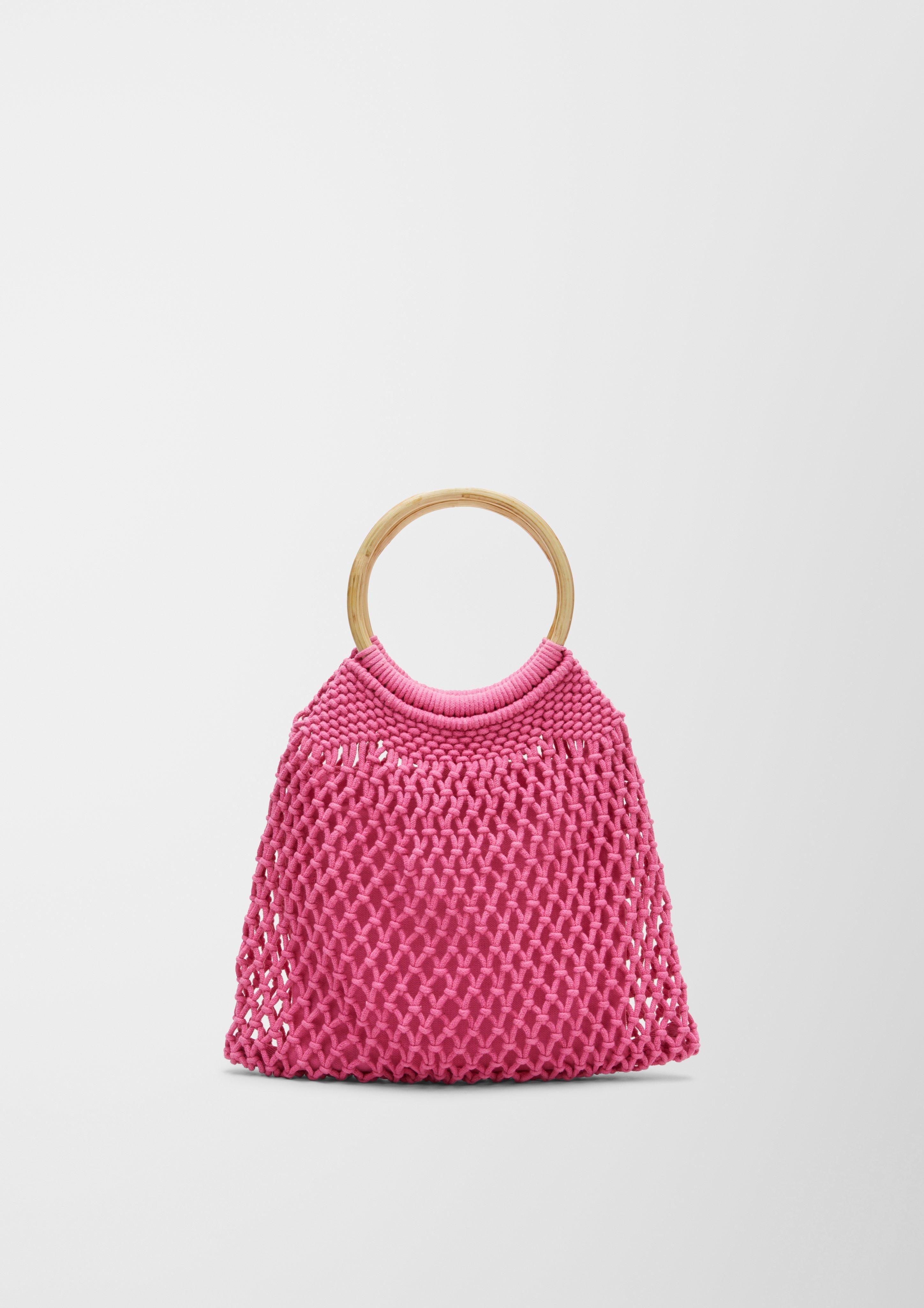 Makramee-Shopper mit Holzgriff  2129936-4426