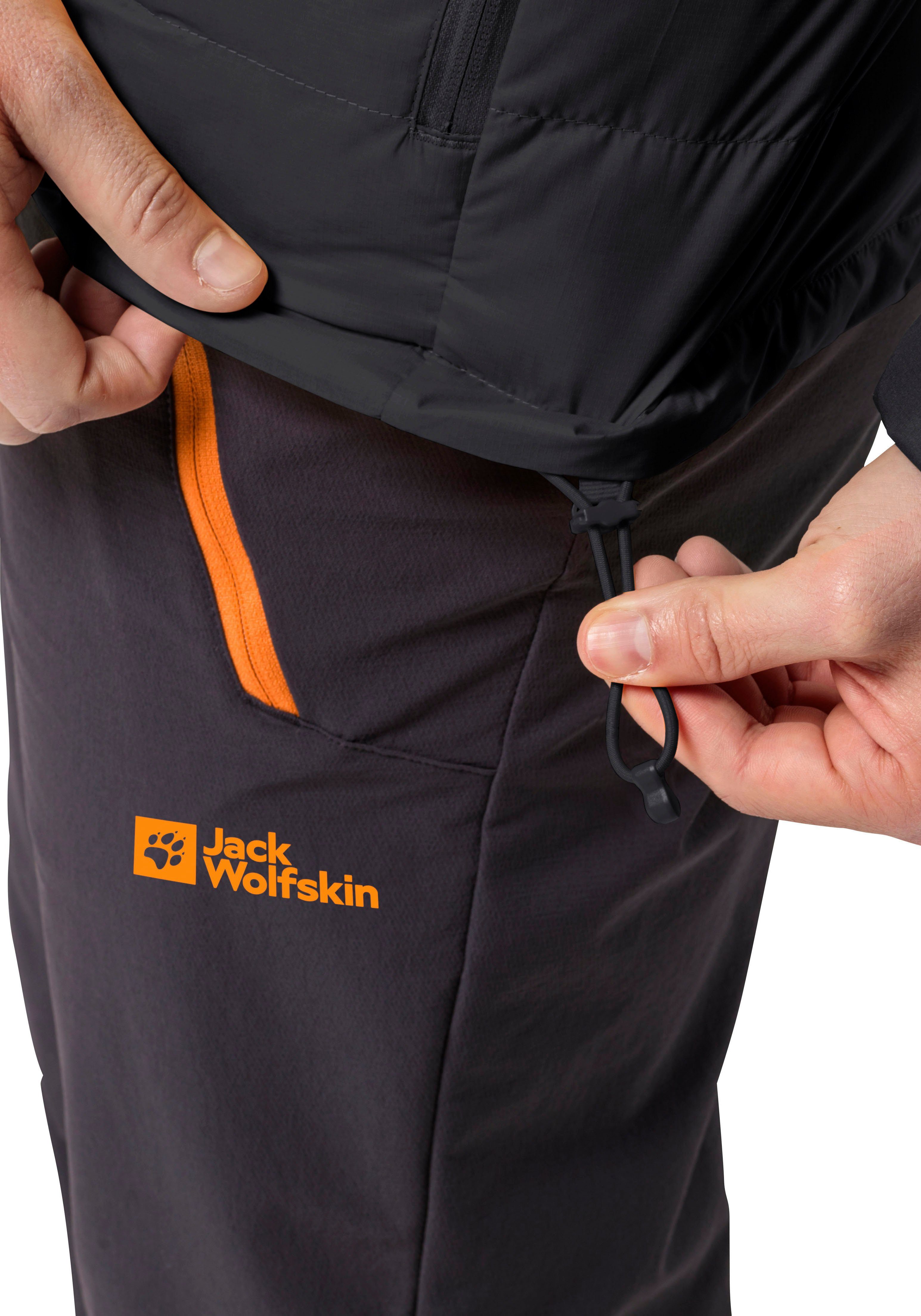 Jack Wolfskin Funktionsjacke ATHER DOWN HOODY M mit 700er-Daunenfüllung für Alltagsabenteuer in kalten Gefilden