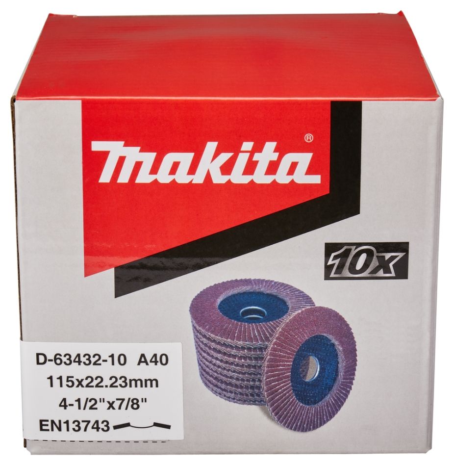Makita Zubehör D-63432-10 Fächerscheibe 115 mm A40