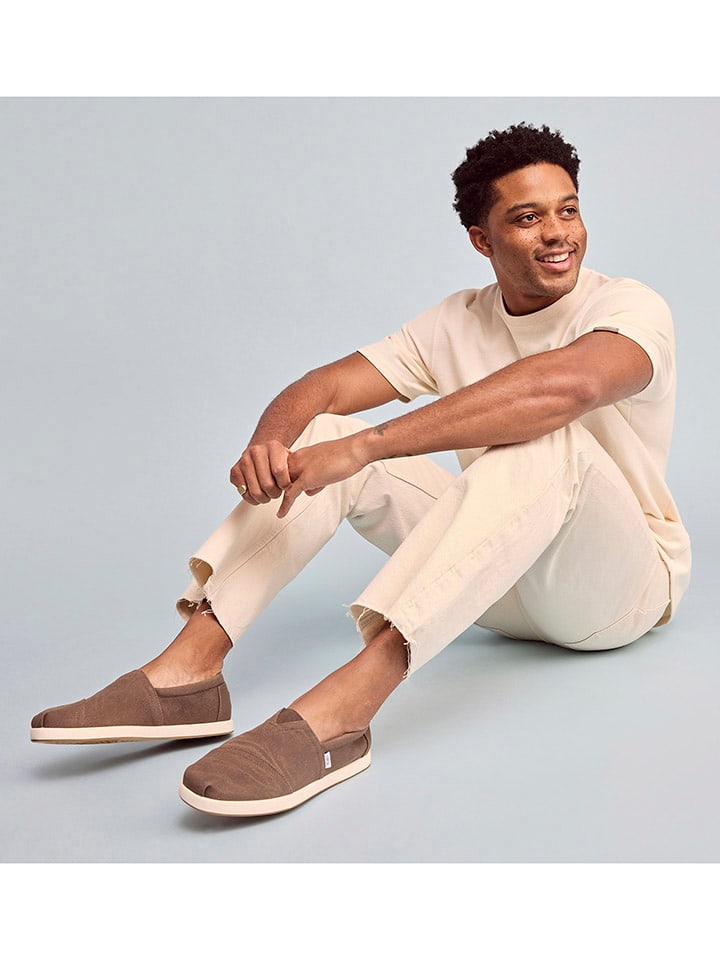 TOMS Slipper in Khaki günstig kaufen