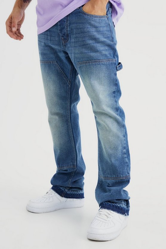 Slim-Fit Schlagjeans