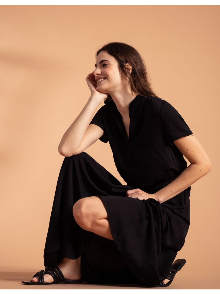 More & More Maxiblusenkleid in schwarz günstig kaufen