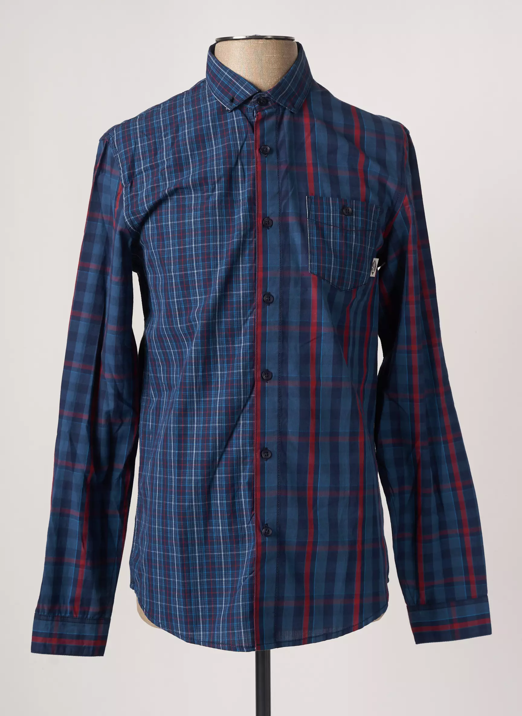 Lee Cooper Manches Longues Homme couleur bleu