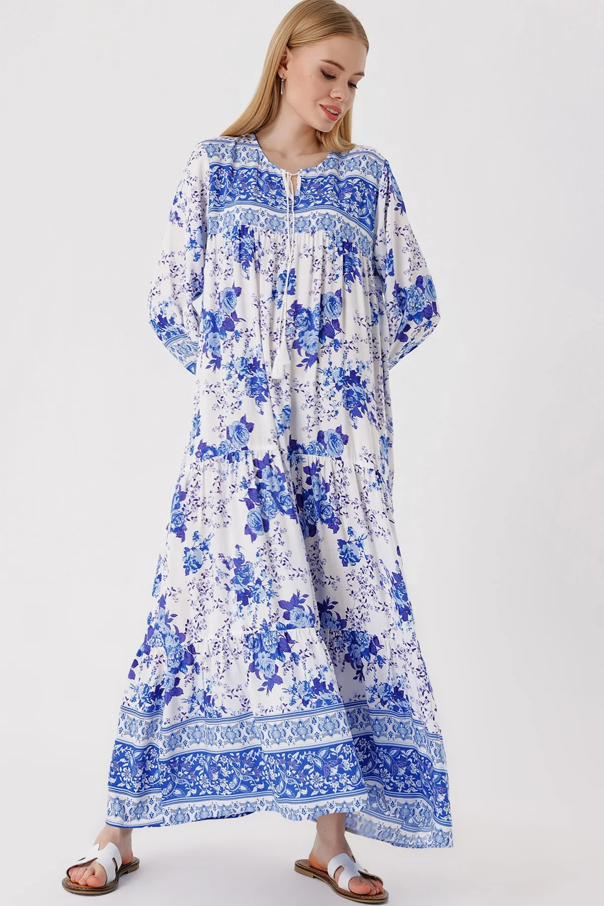 Bigdart  1947 Gemustertes langes Kleid