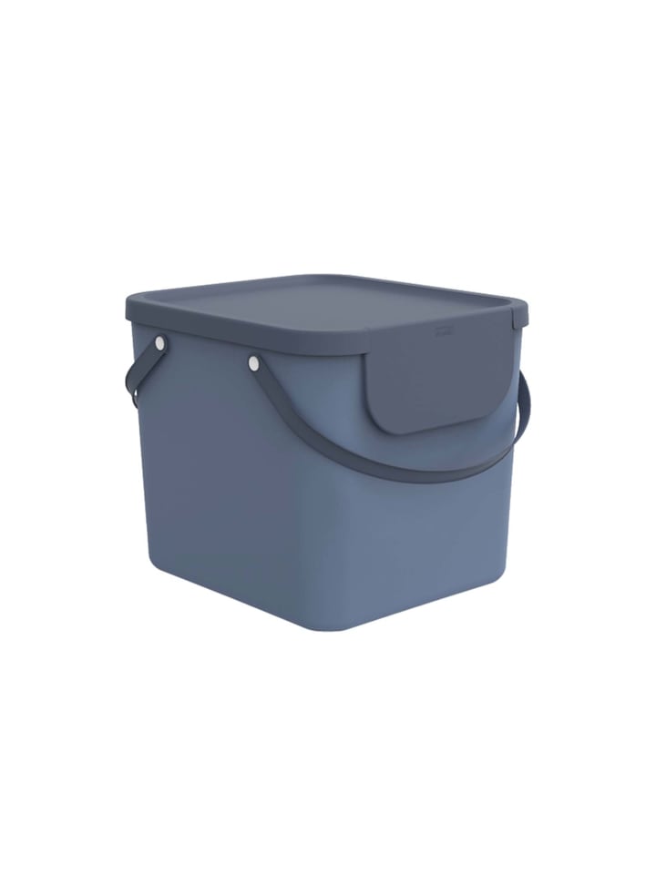Rotho Albula Wäschesammler 40l mit Deckel, Kunststoff (PP recycelt) in Horizon blau günstig kaufen onesize