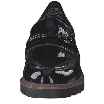 Marco Tozzi Slipper in schwarz