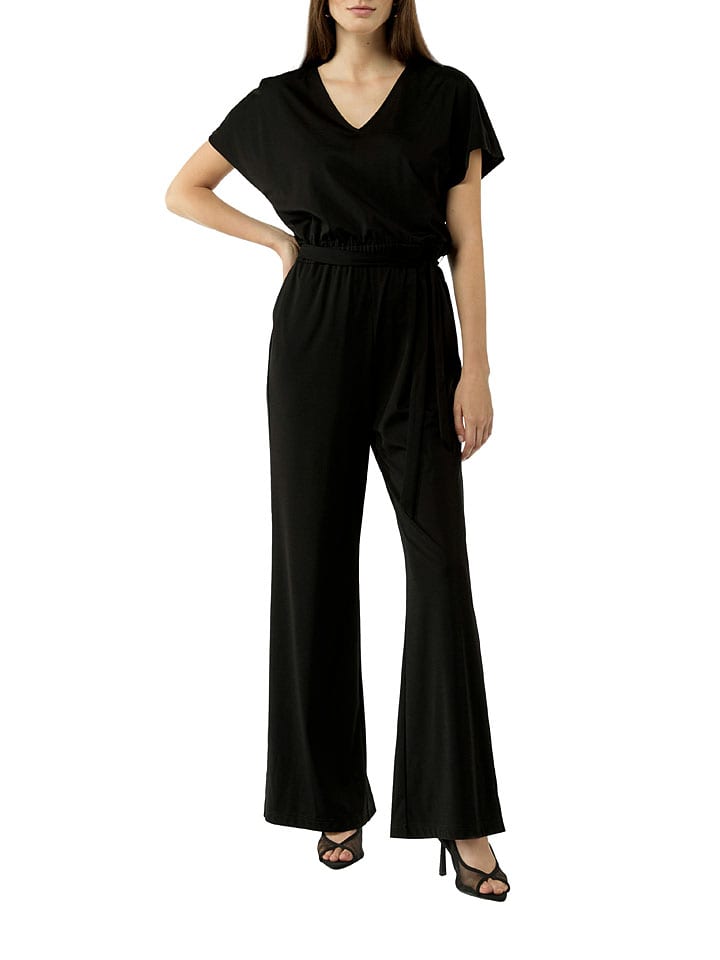 comma Jumpsuit in Schwarz günstig kaufen