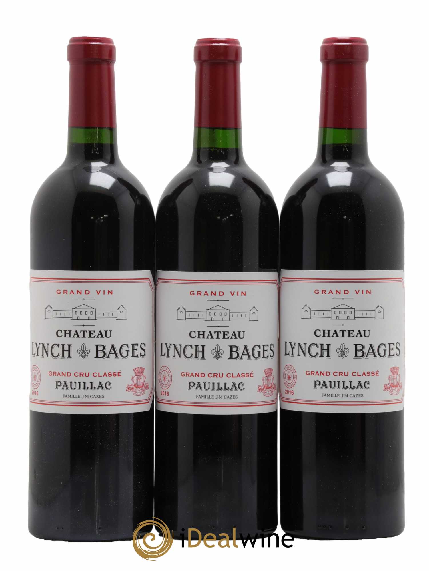 Château Lynch Bages 5ème Grand Cru Classé  2016 - Lot de 12 Bouteilles