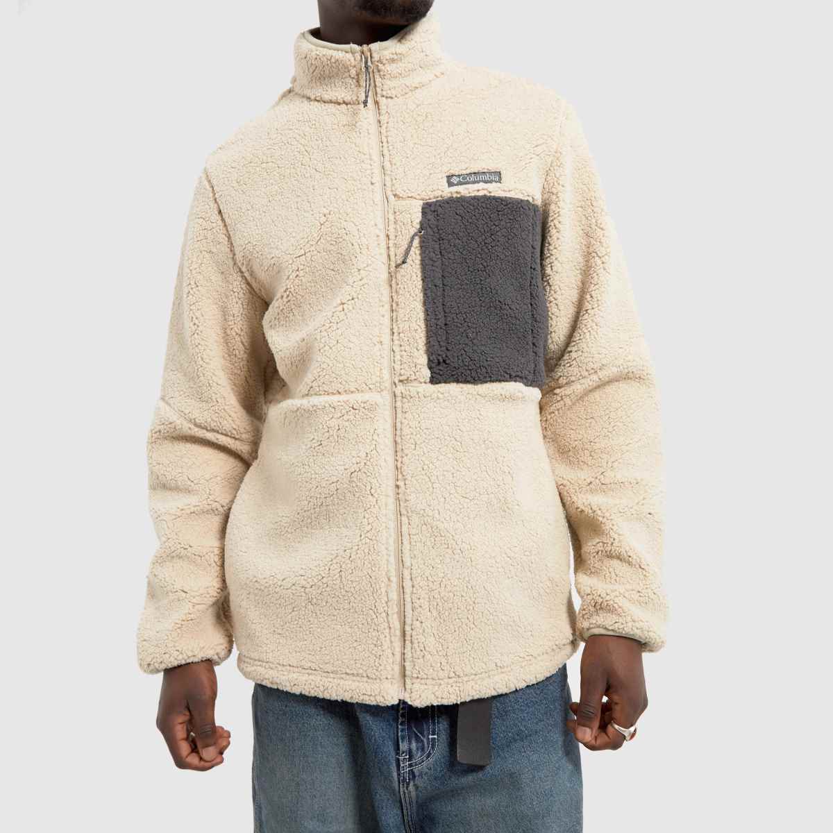 Columbia – Beige fleece i kraftigt material