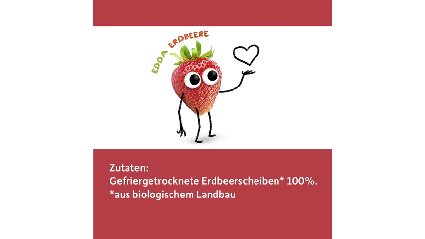 Freche Freunde Bio Fruchtchips 100% Erdbeere 12 g