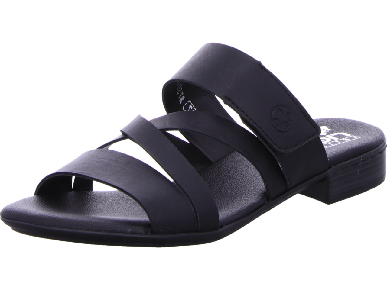 RIEKER Klassische Sandalen schwarz