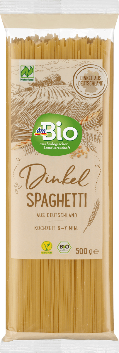 Nudeln, Spaghetti aus Dinkel, 500 g