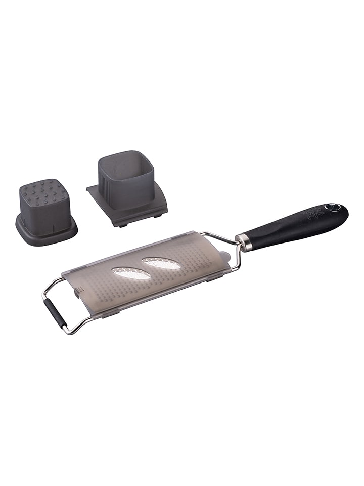 Fackelmann Handreibe in Silber/ Schwarz - (L)31 cm günstig kaufen onesize