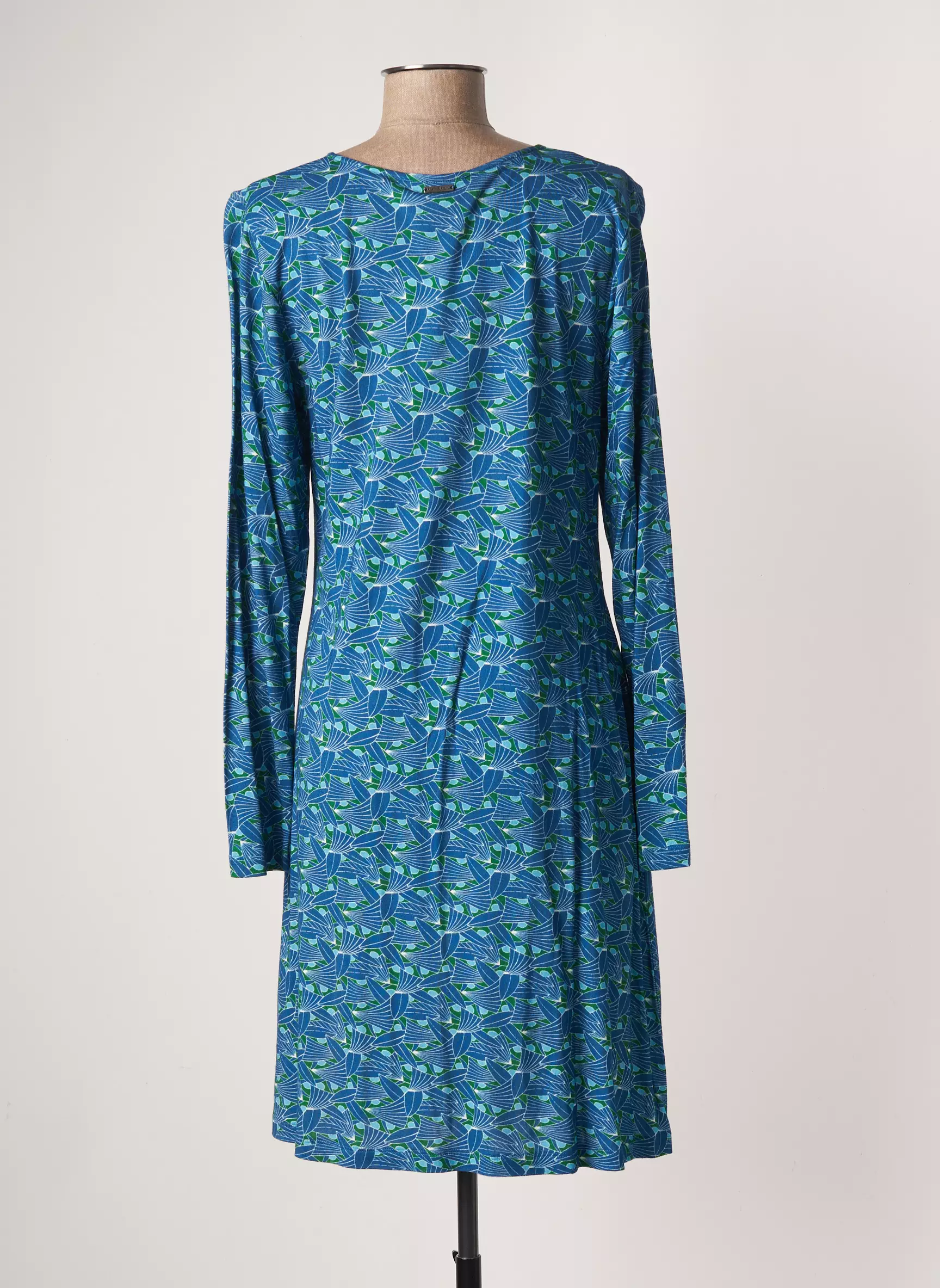 Agathe   Louise Robes Mi Longues Femme couleur bleu