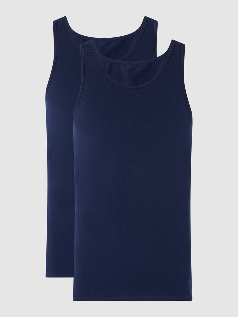 Tanktop im 2er-Pack in dunkelblau