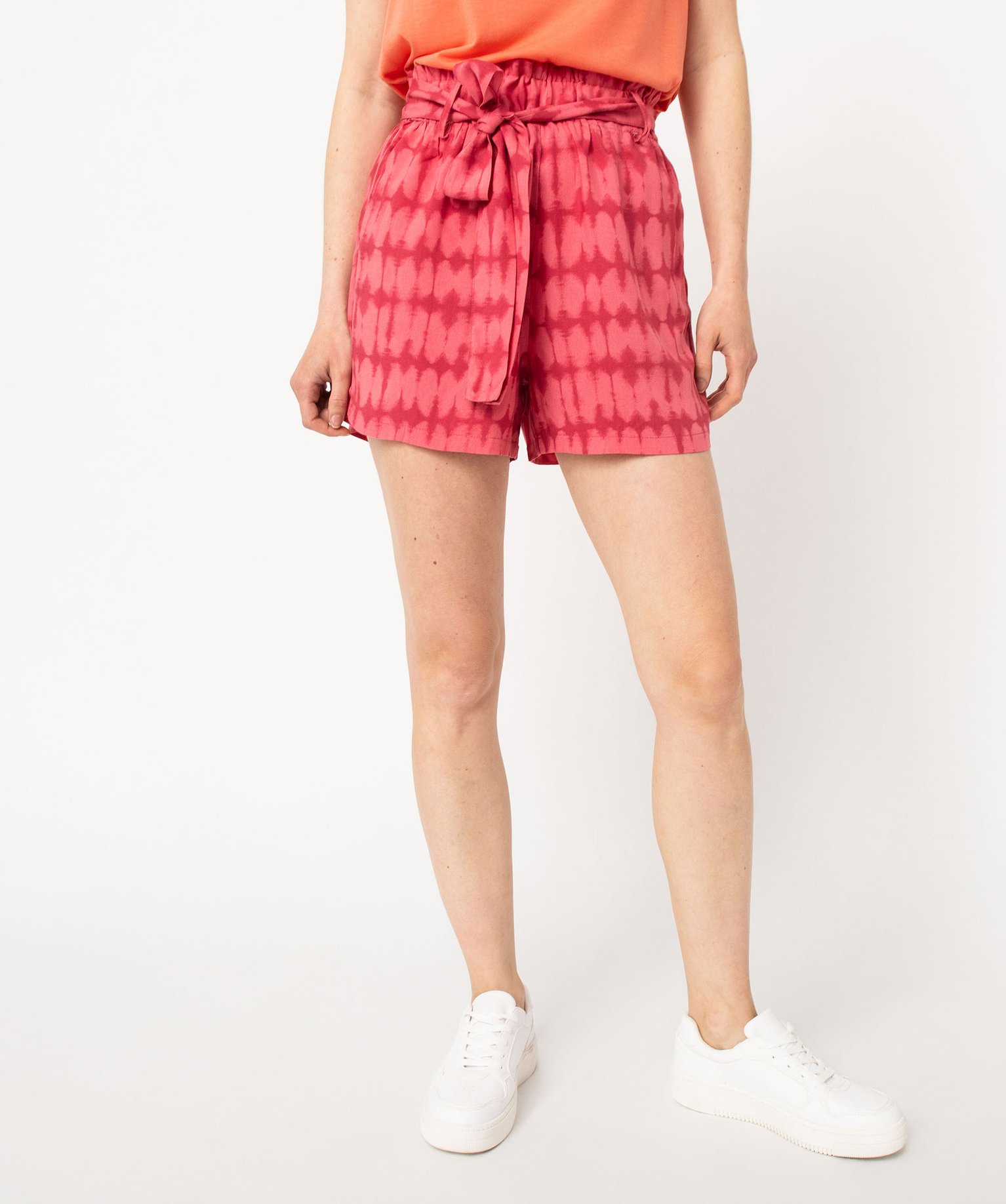Short fluide imprimé faon tie and dye femme imprime | GEMO