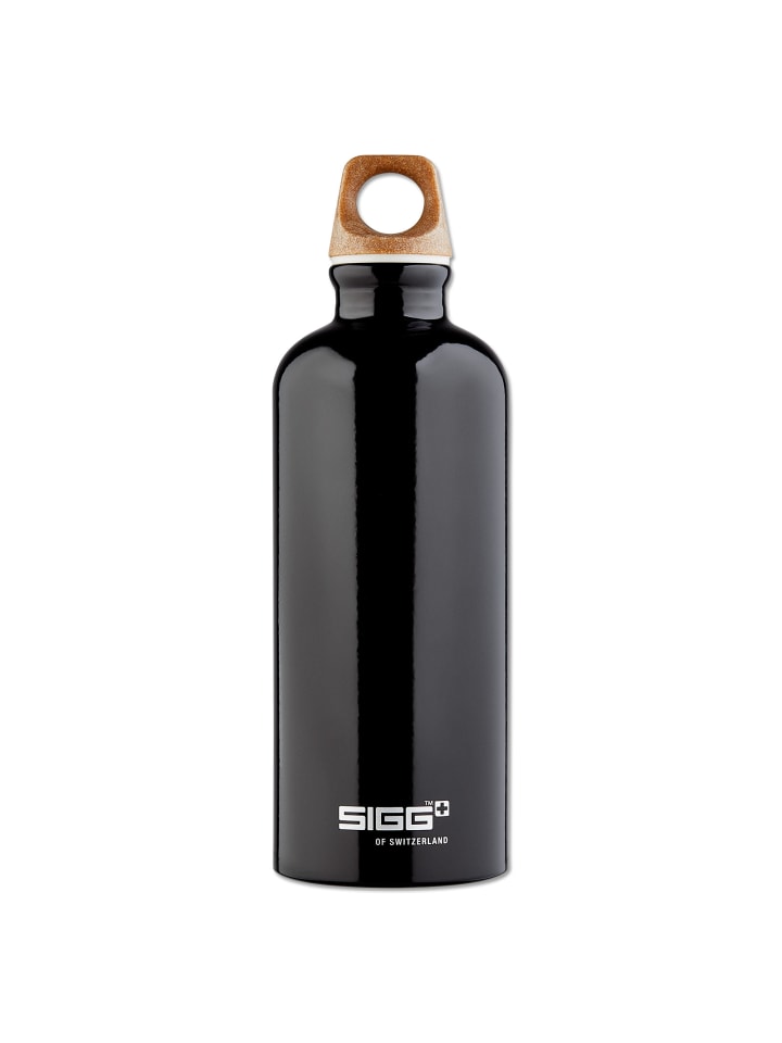 BVB BVB SIGG Trinkflasche schwarz 0,6l in Schwarz günstig kaufen 600ml