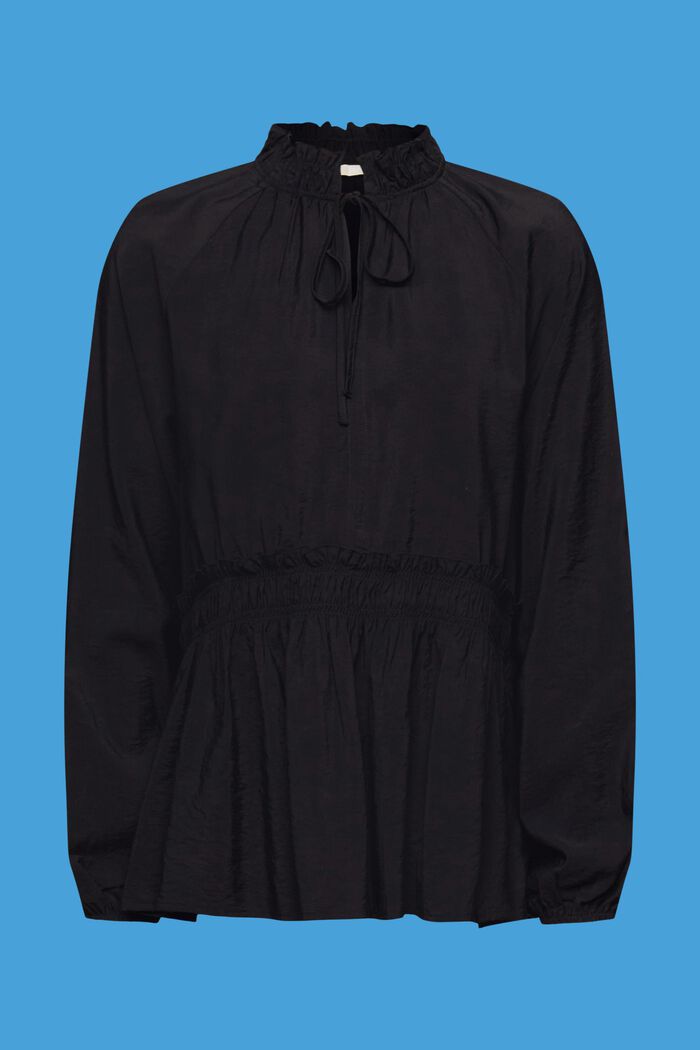 Rüschenbluse mit Bindedetail
