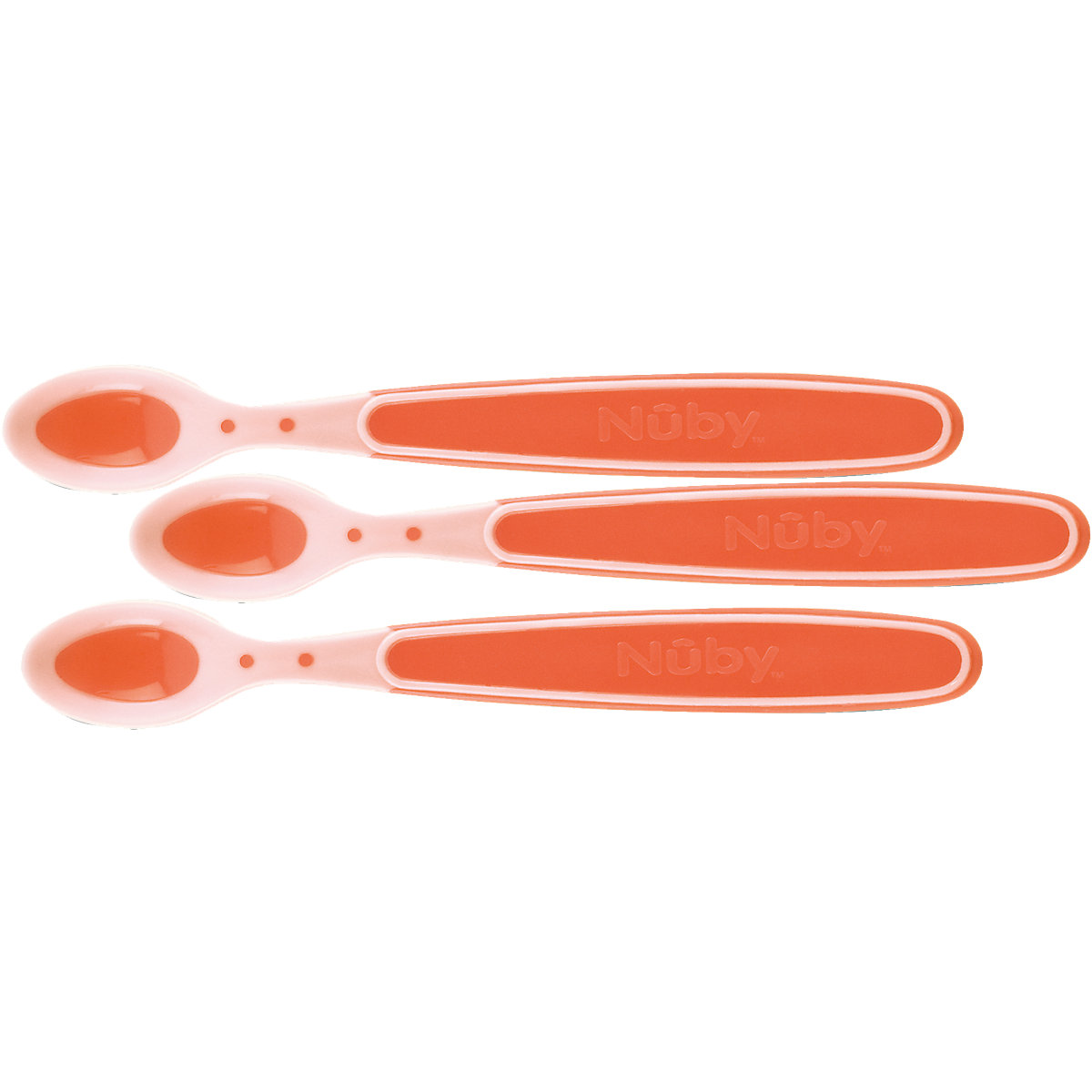 Baby Löffel Soft Sensitive Flex, pink, 3er Pack