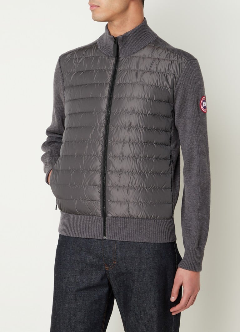 Canada Goose Hybridge Καπιτονέ Μάλλινο Μπουφάν με Μπροστινό Μέτωπο