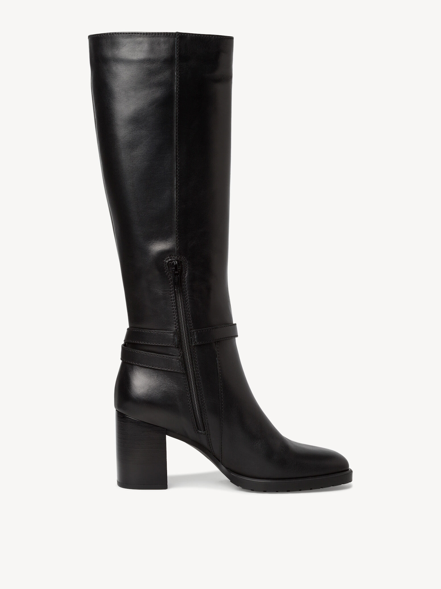 Bottes en cuir - noir
