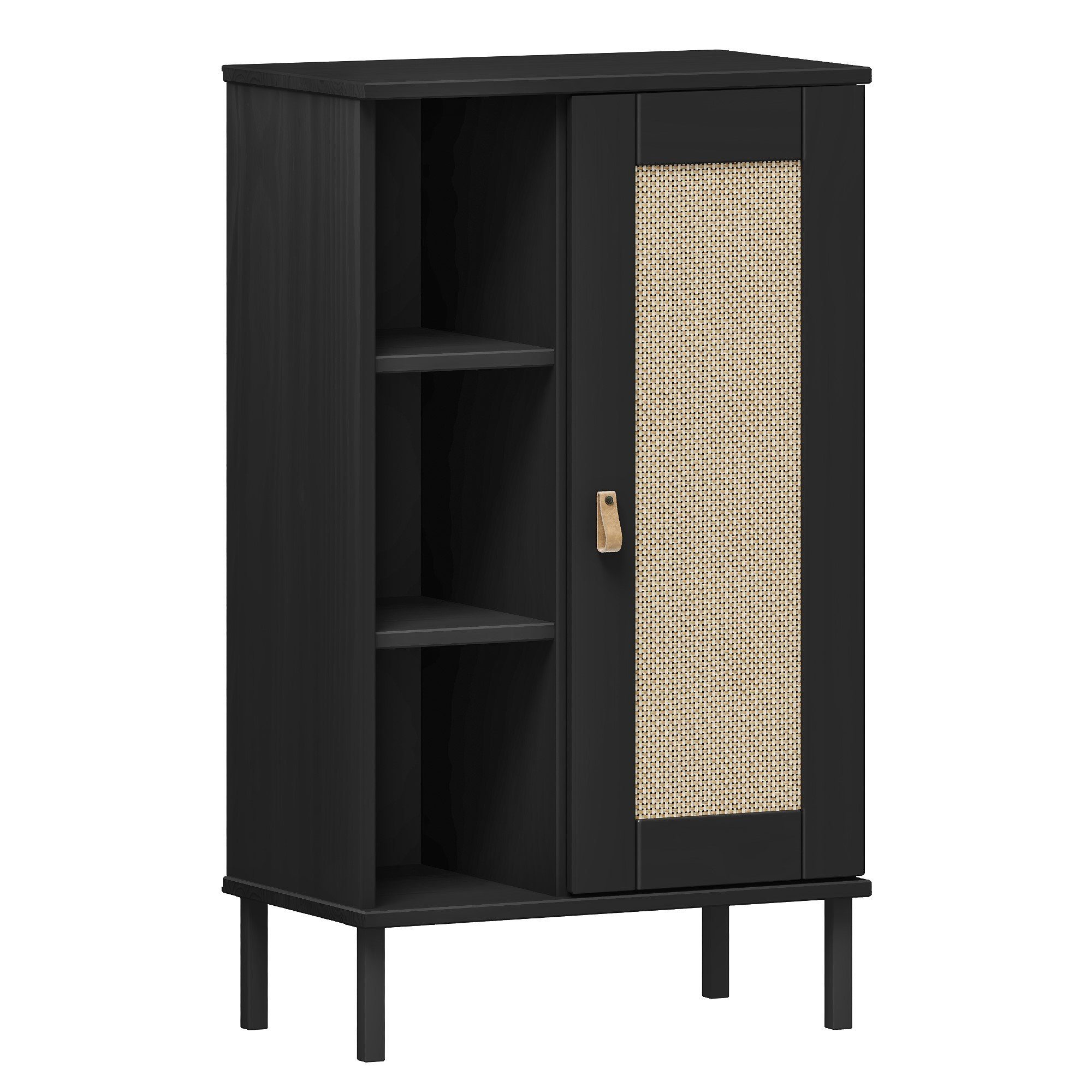 Woodroom Regal Valencia, Kiefer massiv lackiert, BxHxT 52x90x32 cm