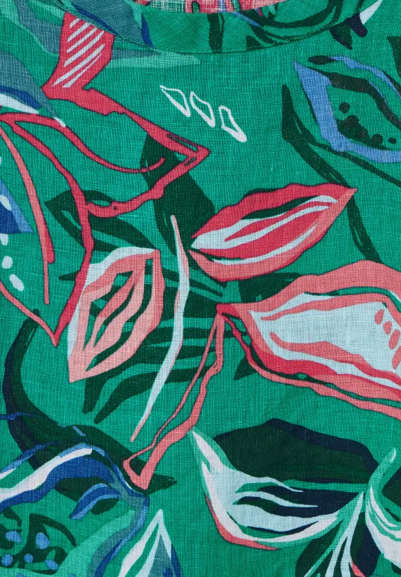 CECIL Print Leinenbluse