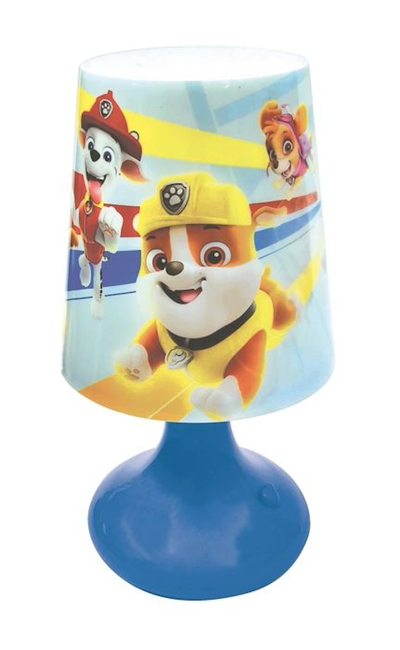 Mini lampe de chevet veilleuse sans fil Pat’ Patrouille bleu