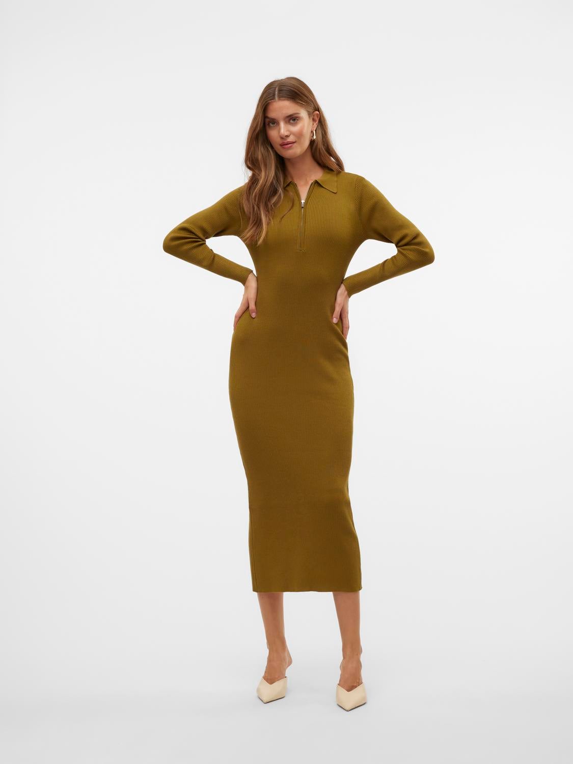 VMMAITE Langes Kleid