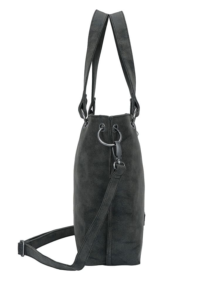 Fritzi aus Preußen Schultertasche in Schwarz - (B)12 x (H)31 x (T)40 cm günstig kaufen onesize