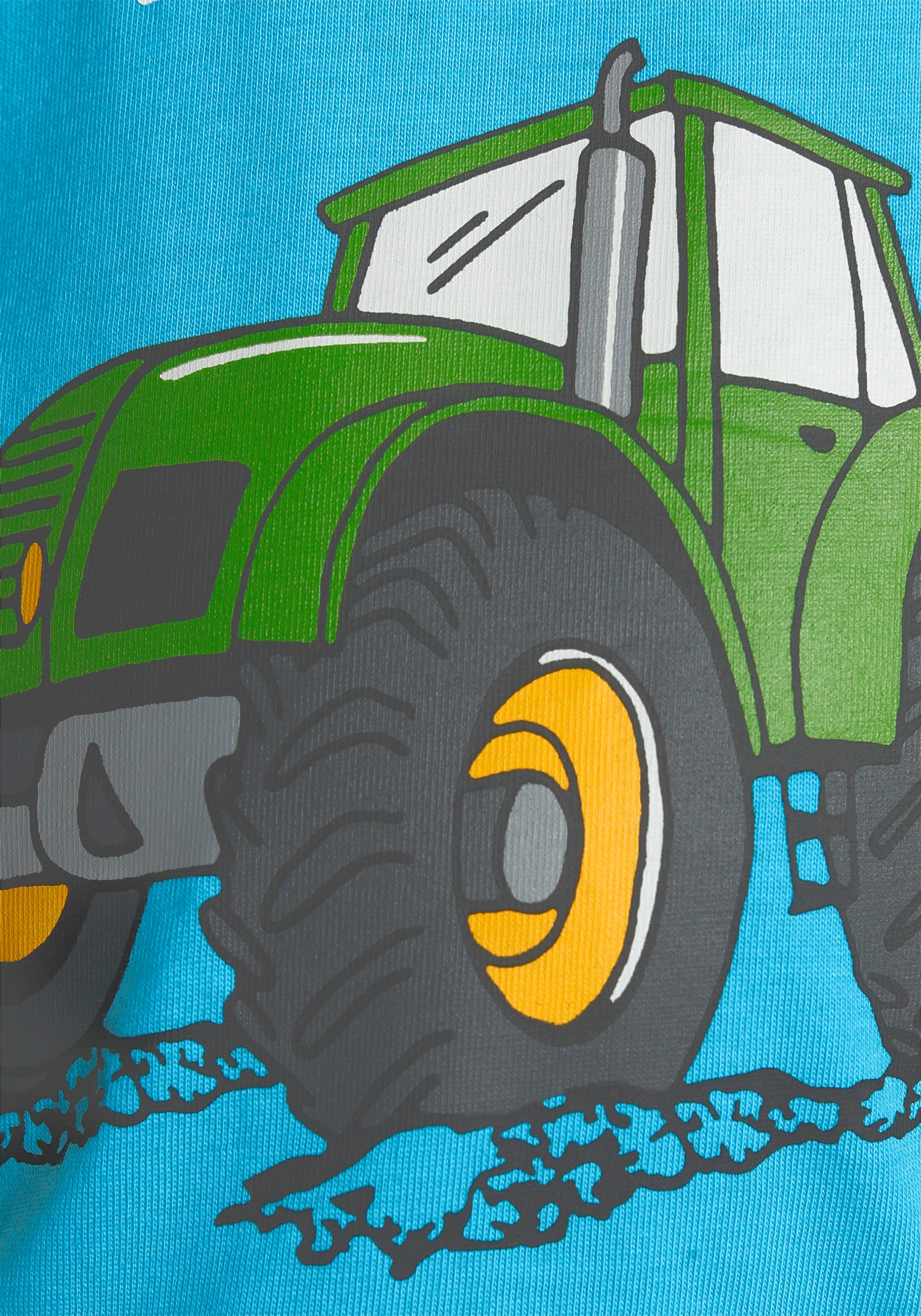 KIDSWORLD Shirt & Hose MIR REICHTS, ICH GEH TRAKTOR FAHREN (Spar-Set, 2-tlg) Langarmshirt+Jogginghose