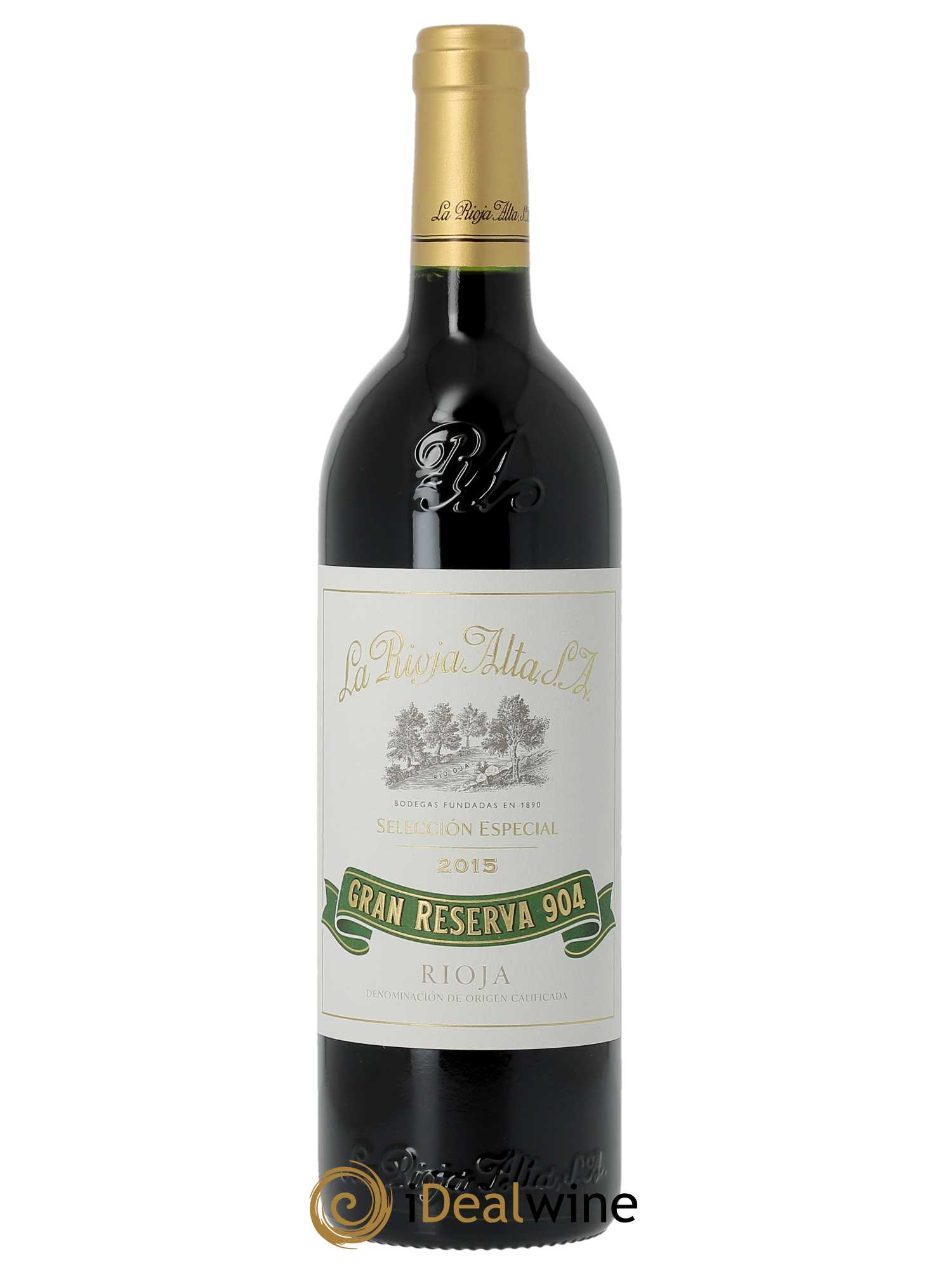 Rioja DOCa Gran Reserva 904 La Rioja Alta  2015 - Lot de 1 Bouteille