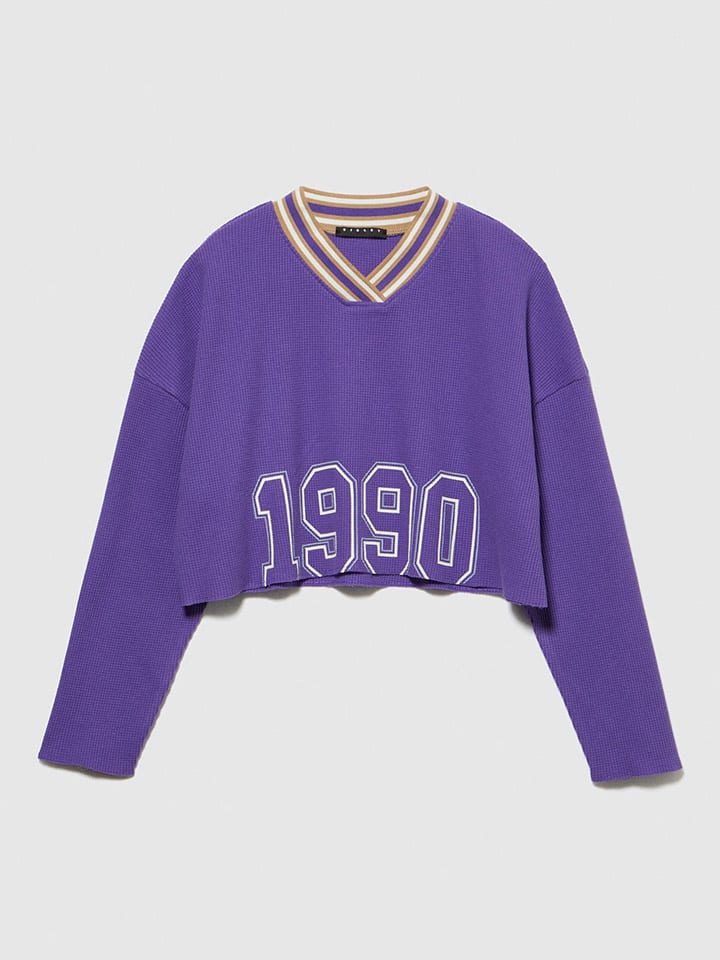 Sisley Longsleeve in Violett günstig kaufen