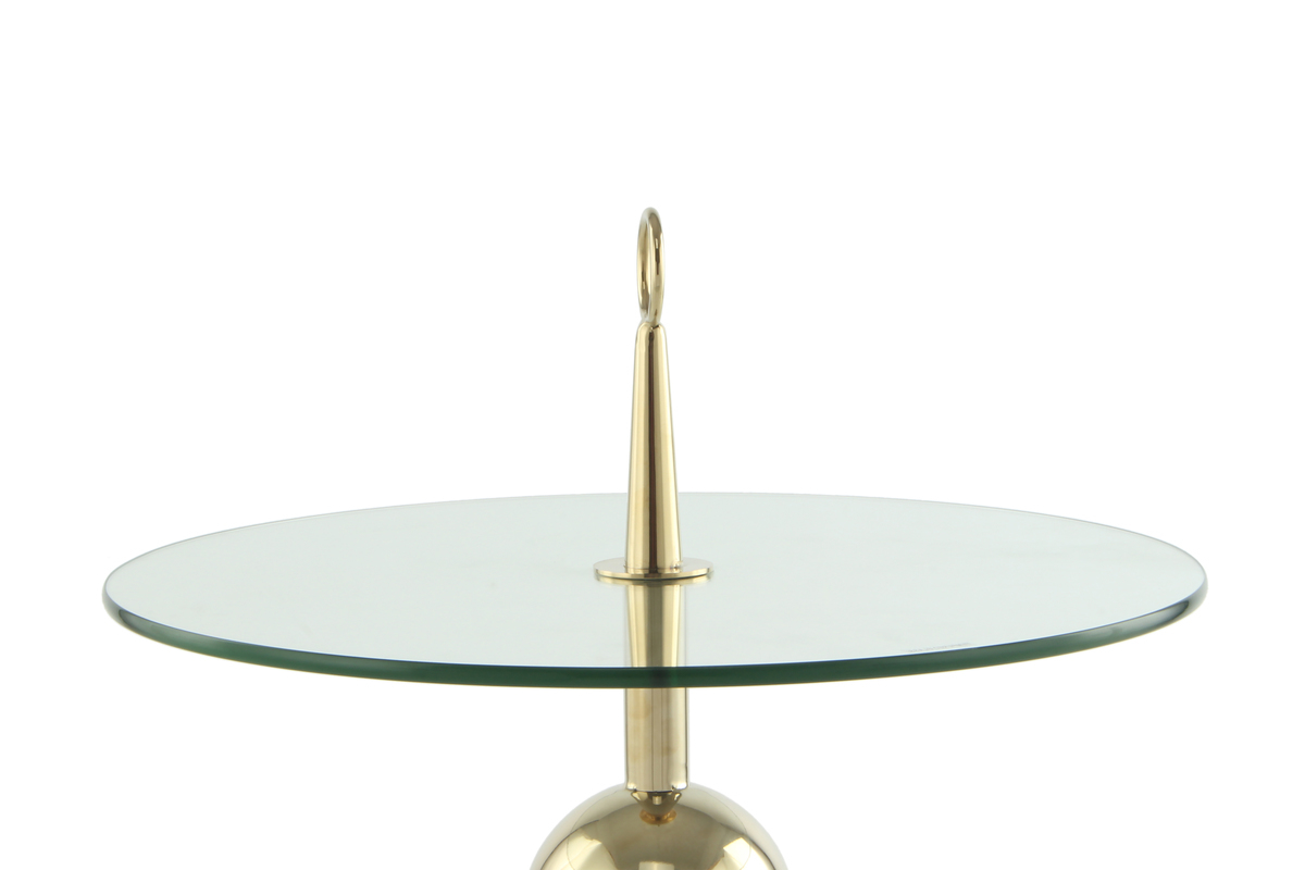 Kayoom Beistelltisch Ontario 325 Gold / Klar
