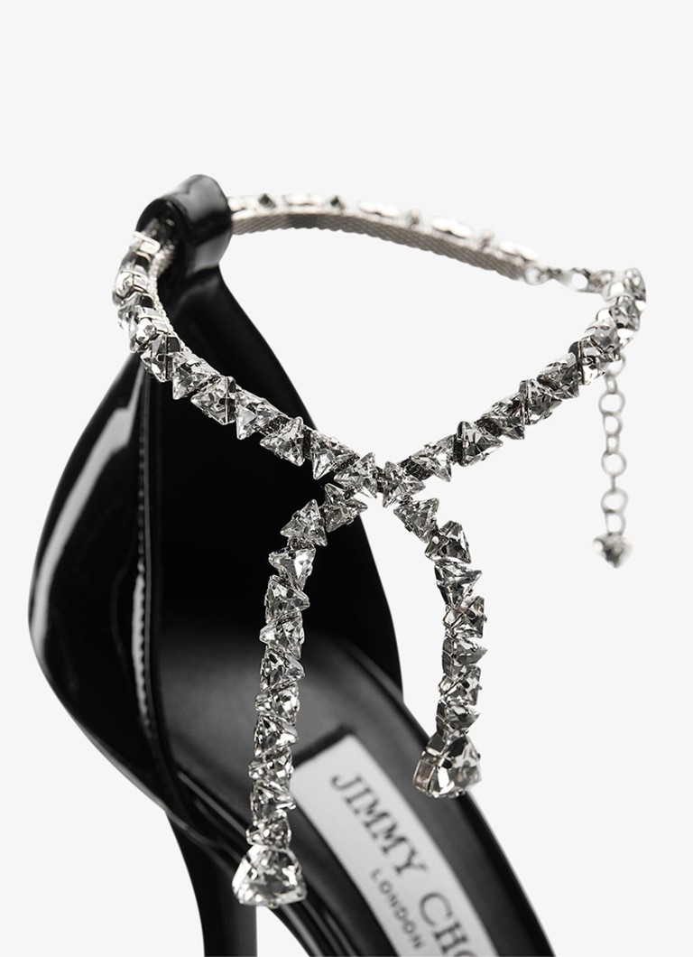Jimmy Choo Stevie 100 -kiiltonahkaiset avokkaat
