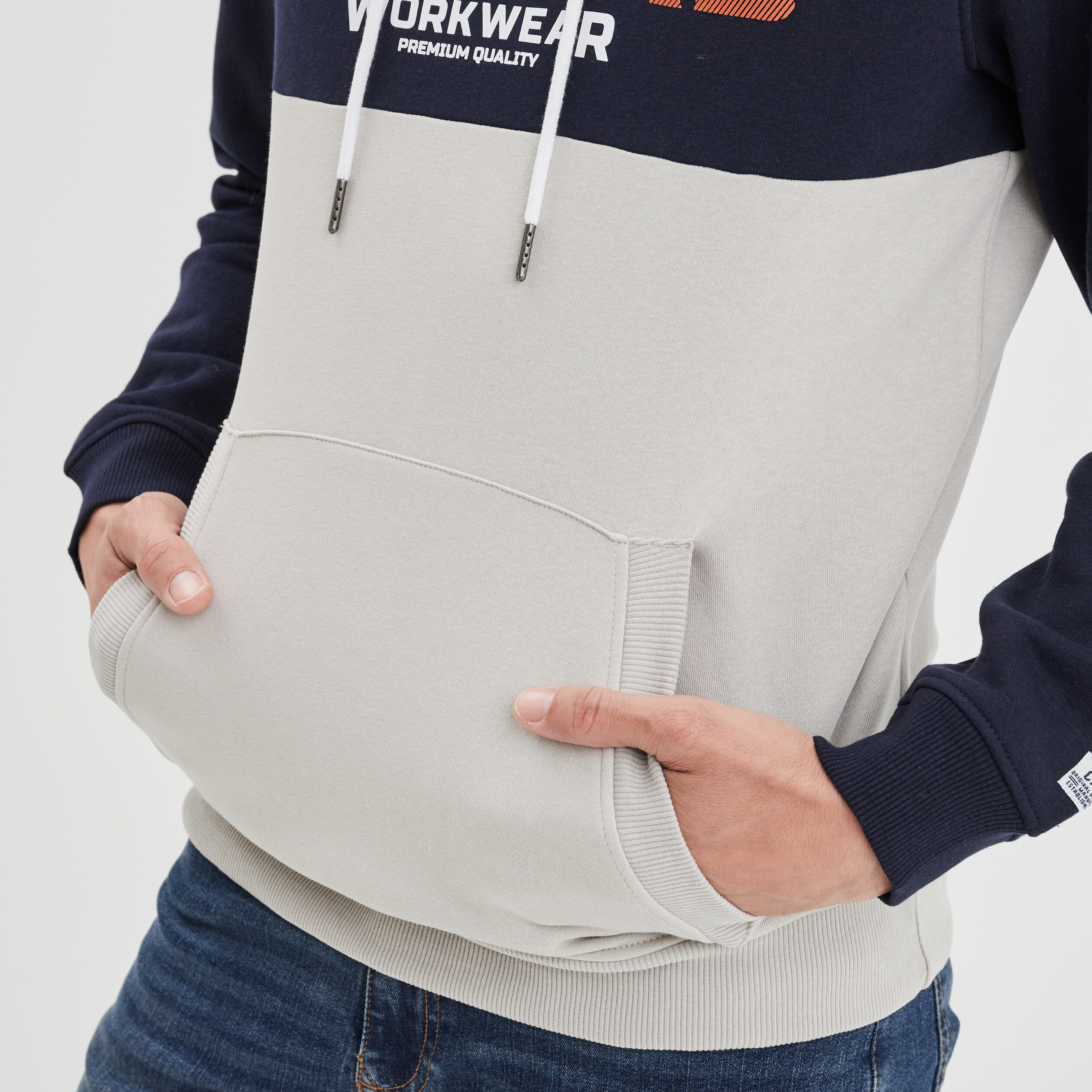 Sweat à capuche hoodie Creeks bleu foncé homme | La Halle
