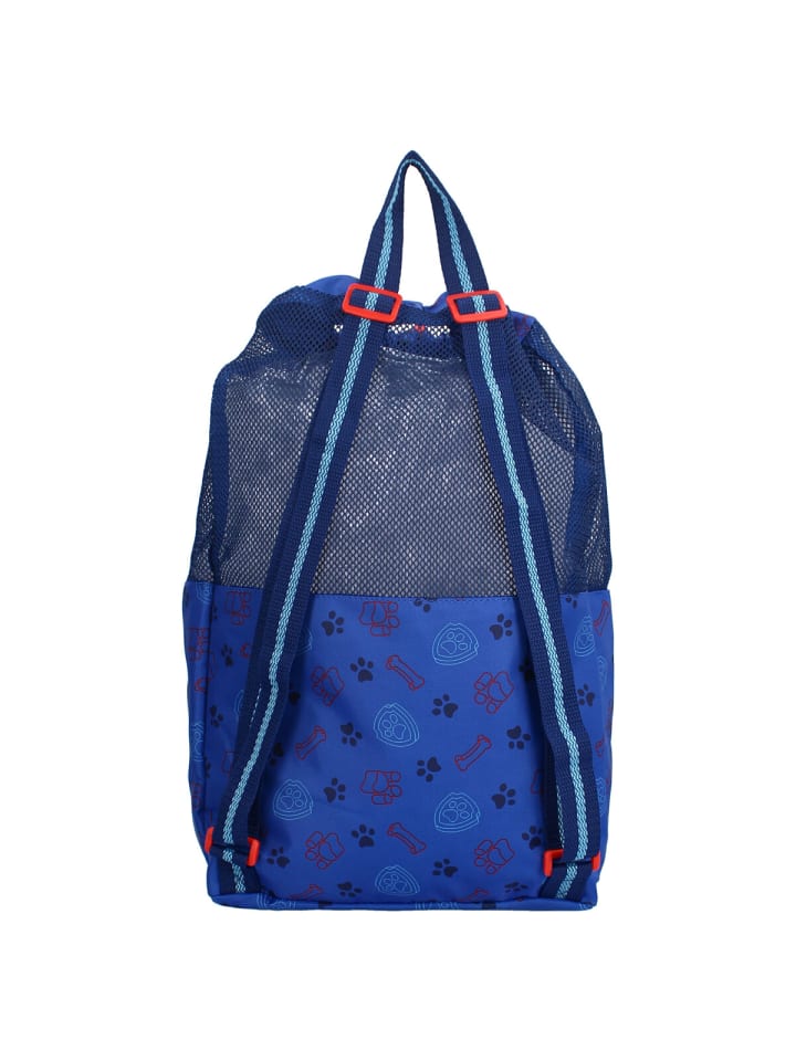 Paw Patrol PAW Patrol Sportbeutel „Travel Treasures“ –Netzmaterial in Blau günstig kaufen 40 x 36 cm