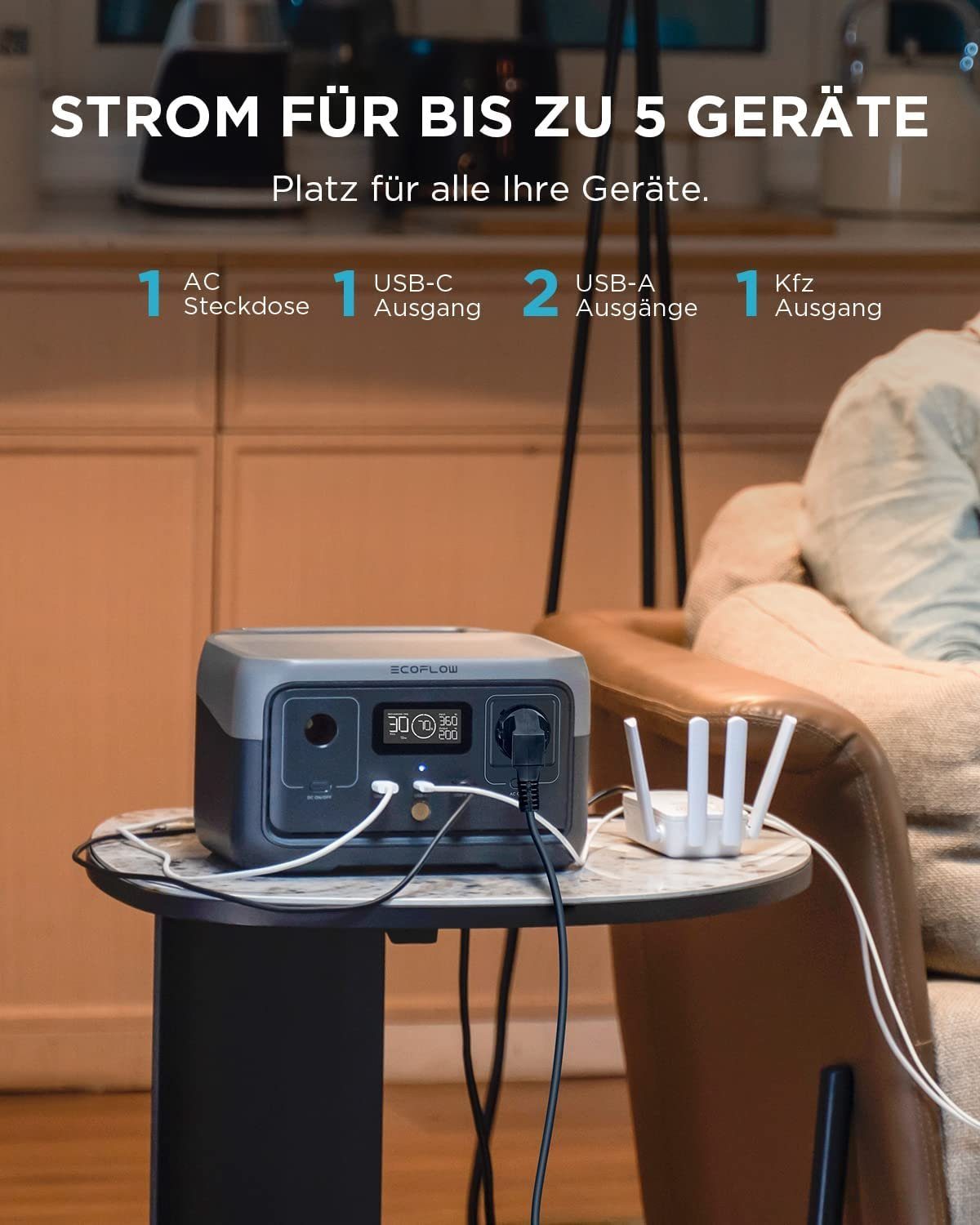 Ecoflow River 2 Smart-Home-Station Powerstation