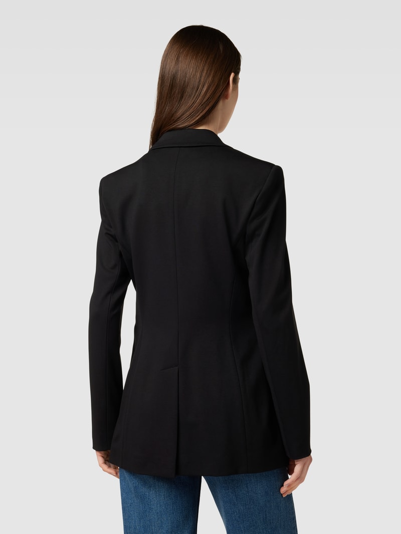 Blazer mit Pattentaschen in schwarz
