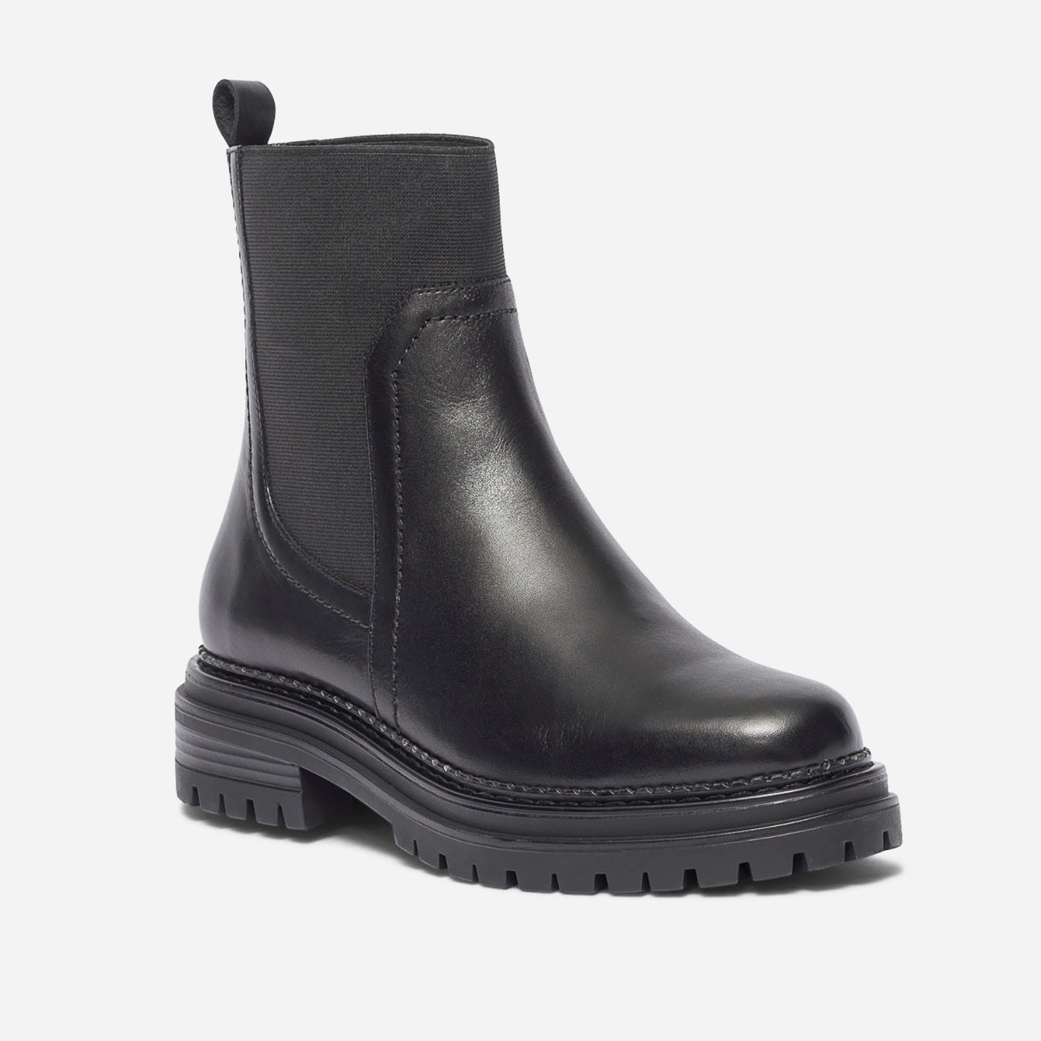Chelsea boots TEXTO noir en cuir
